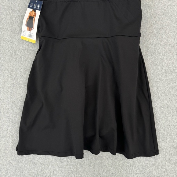 Lands' End Womens Swim Dress Swimsuit Black Size Small UPF 50  V Neck Adjustable - Picture 6 of 14